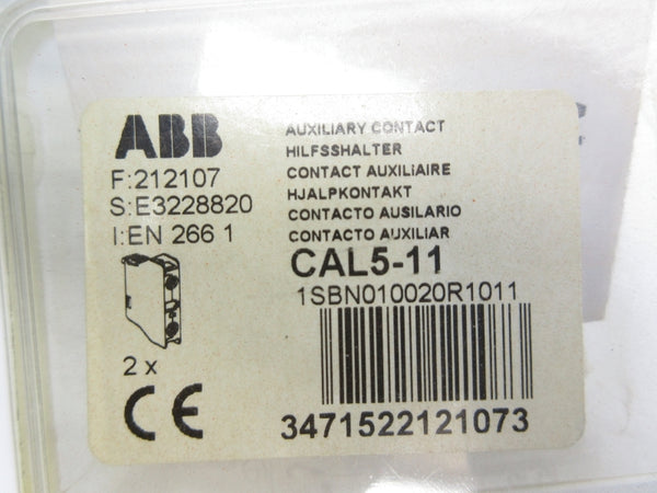 ABB 1SBN010020R1011 CAL5-11 690V 2A (PKG OF 2) NSMP