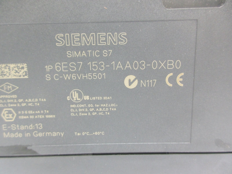 SIEMENS 6ES7153-1AA03-0XB0  NSNP