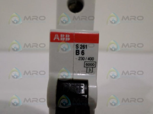 ABB S261-B6 CIRCUIT BREAKER 6A NSNP