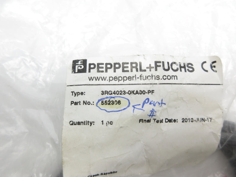 PEPPERL+FUCHS 3RG4023-0XA00-PF 552306 NSMP