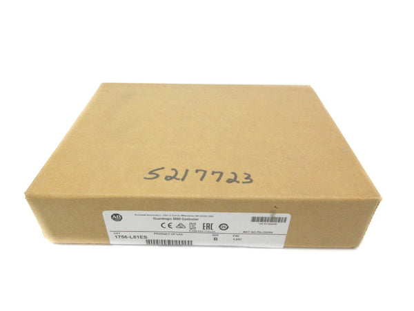 ALLEN BRADLEY 1756-L81ES SER. B F/W 1.057 DATE: 2020 NSFS