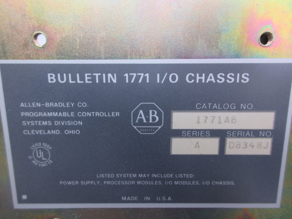 ALLEN BRADLEY 1771-AB SER. A UNMP