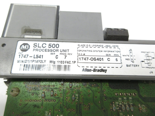 ALLEN BRADLEY 1747-L541 SER. C F/W 6 24VDC (NO DOOR/KEY) UNMP