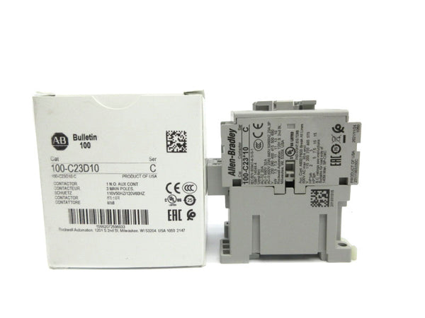 ALLEN BRADLEY 100-C23D10 SER. C 110/120V (WH) NSMP