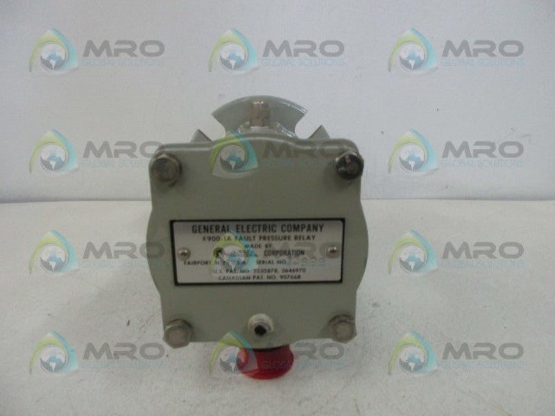 GENERAL ELECTRIC 900-1A FAULT PRESSURE RELAY  UNMP