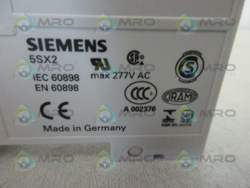 SIEMENS 5SX2-118-7 CIRCUIT BREAKER 15A 230/400V  NSMP