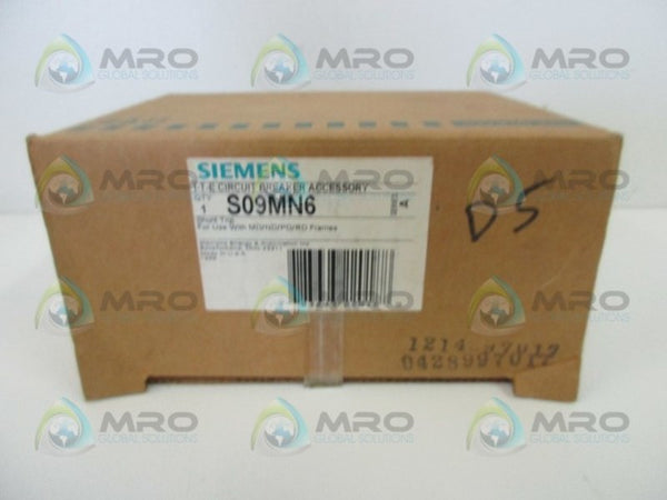 SIEMENS S09MN6 CIRCUIT BREAKER  NSMP