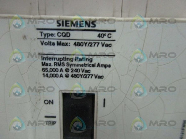 SIEMENS CQD360 CIRCUIT BREAKER  UNMP