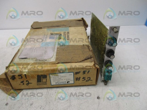 RELIANCE ELECTRIC 0-51862-1 PC BOARD UNIVERSAL (IN BOX)