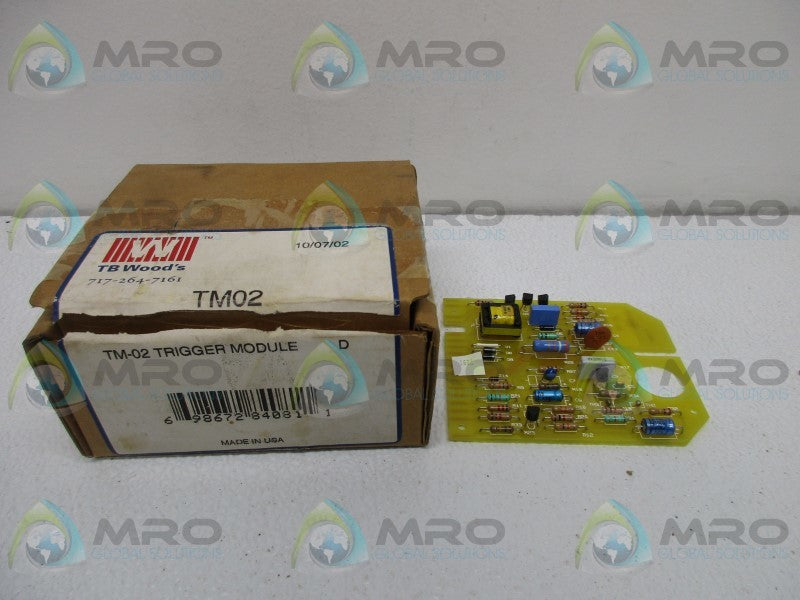 TB WOODS TM02 PC BOARD TRIGGER MODULE  NSMP