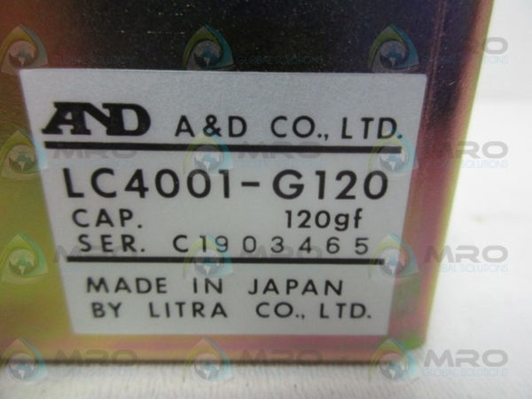 A & D LC4001-G120 LOAD CELL  NSMP