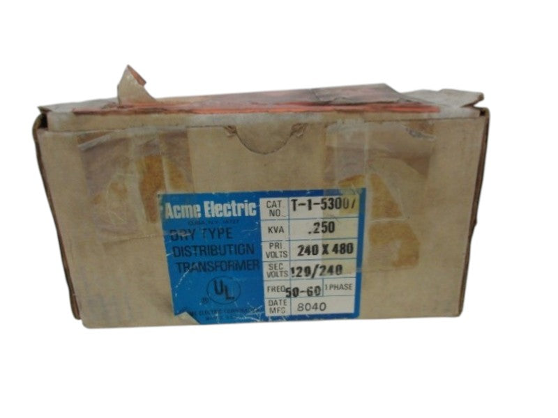 ACME ELECTRIC T-1-53007 POWER TRANSFORMER  NSMP