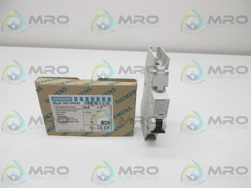 SIEMENS 5SJ4140-7HG42 CIRCUIT BREAKER  NSMP