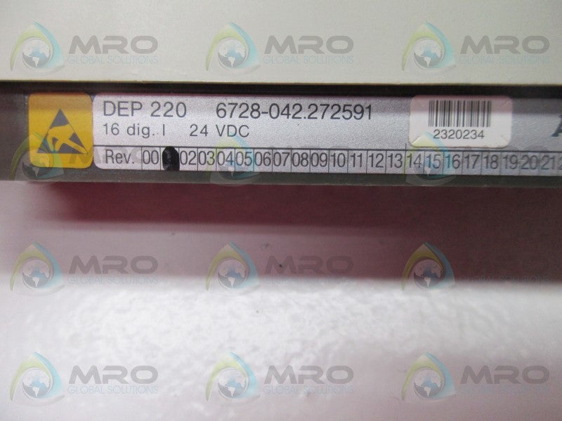 AEG 6728-042.272591 INPUT MODULE  UNMP