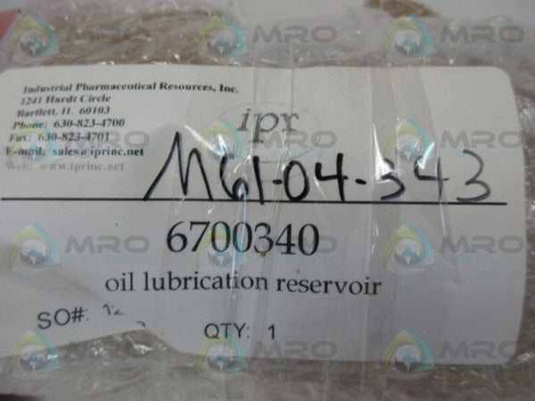 6700340 OIL LUBRICATION RESERVOIR  NSNP