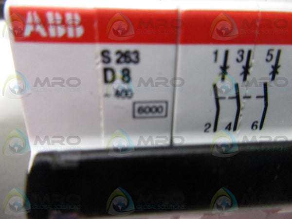 ABB S263-D8 CIRCUIT BREAKER  NSMP