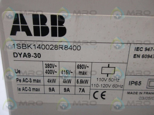 ABB 1SBK140028R8400 STARTER  NSMP