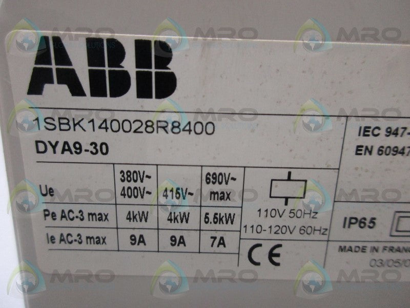 ABB 1SBK140028R8400 STARTER  NSMP