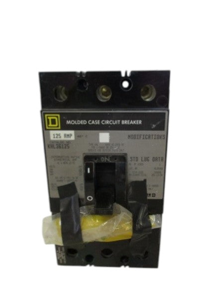 SQUARE D KHL36125 CIRCUIT BREAKER 125A (AS PICTURED)  NSNP