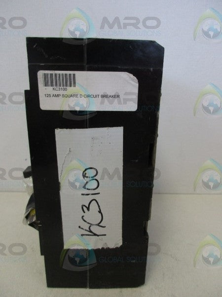 SQUARE D KHL36125 CIRCUIT BREAKER 125A (AS PICTURED)  NSNP