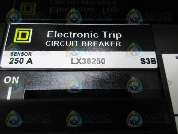 SQUARE D LX36250 ELECTRONIC TRIP CIRCUIT BREAKER  NSMP
