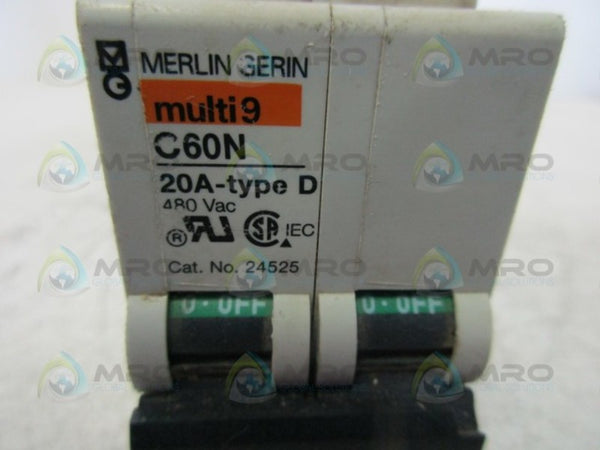MERLIN GERIN 24525 CIRCUIT BREAKER 20A  UNMP