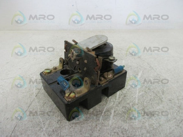 SQUARE D 8501-CO-2 CONTROL RELAY  UNMP