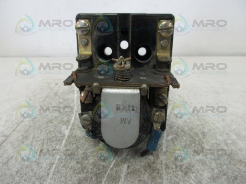 SQUARE D 8501-CO-2 SER. A CONTROL RELAY  UNMP