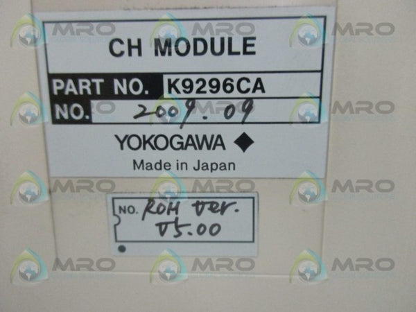 YOKOGAWA K9296CA CHANNEL MODULE  NSNP