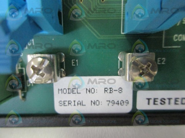 ADVANCED MICRO CONTROLS RB-8 I/O RACK SYSTEM  NSNP