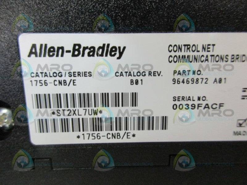 ALLEN BRADLEY 1746-CNB SER. E F/W 10.006 COMMUNICATIONS BRIDGE  UNMP