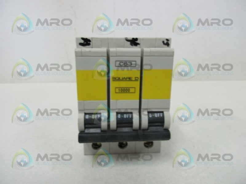 SQUARE D QO363EC10 CIRCUIT BREAKER  UNMP