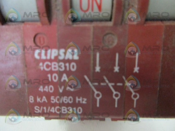 CLIPSAL 4CB310 CIRCUIT BREAKER 10A  UNMP