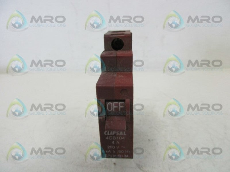 CLIPSAL 4CB104 CIRCUIT BREAKER 4A  UNMP