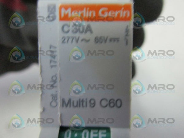 MERLIN GERIN 17417 CIRCUIT BREAKER 30A  UNMP
