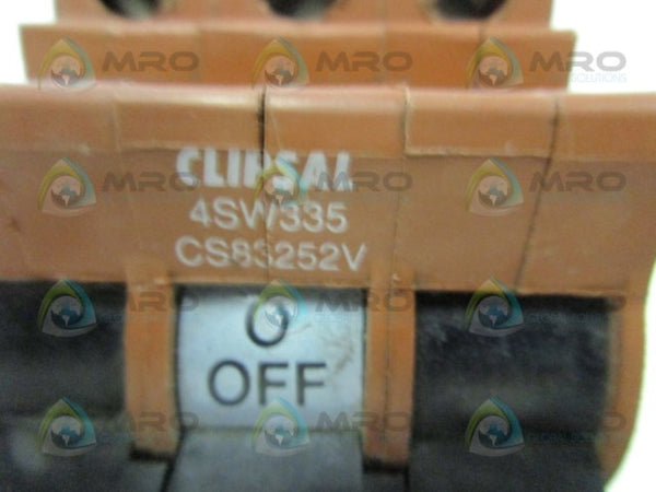 CLIPSAL 4SW335 3P 35A CIRCUIT BREAKER  UNMP