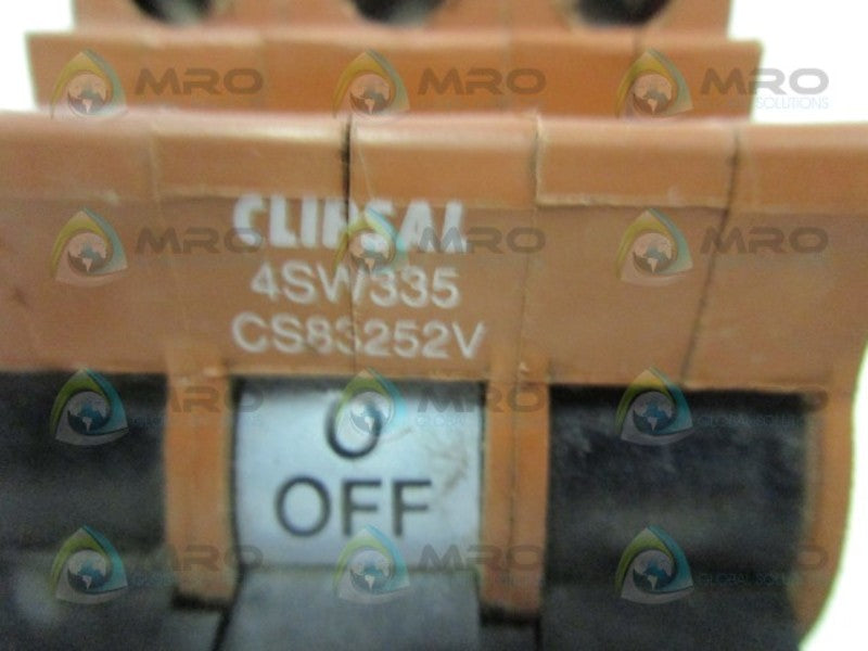 CLIPSAL 4SW335 3P 35A CIRCUIT BREAKER  UNMP