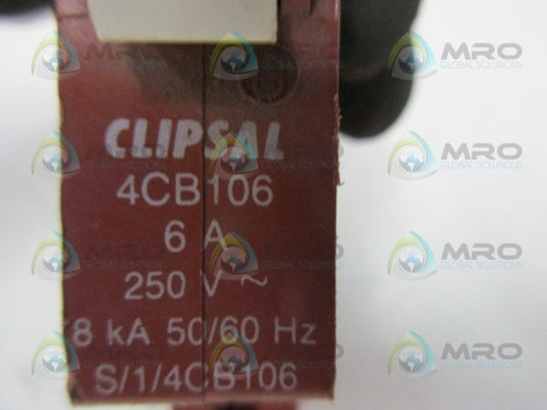 CLIPSAL 4CB106 1P 6A CIRCUIT BREAKER  UNMP
