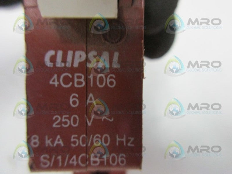CLIPSAL 4CB106 1P 6A CIRCUIT BREAKER  UNMP