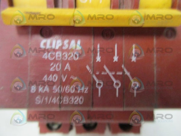 CLIPSAL 4CB320 3P 20A CIRCUIT BREAKER  UNMP