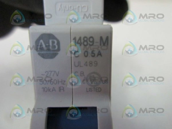ALLEN BRADLEY 1489-M005 SER.D CIRCUIT BREAKER 277V 50/60HZ  UNMP