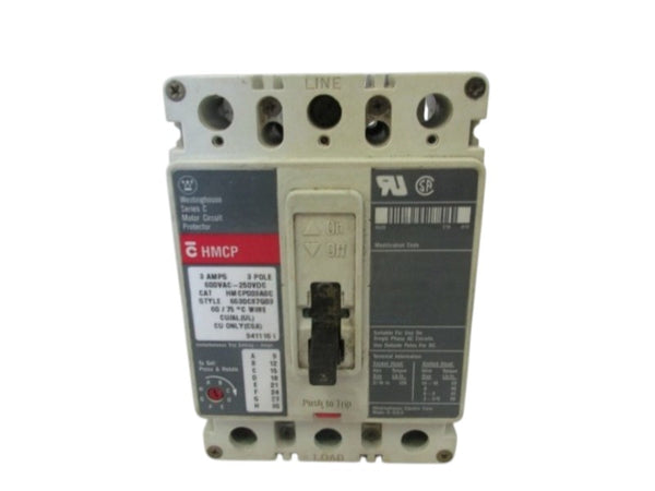 WESTINGHOUSE HMCP003ADC CIRCUIT BREAKER  UNMP
