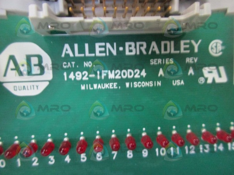 ALLEN BRADLEY 1492-IFM20D24 SER. A 20 POINT DIGITAL IFM  UNMP