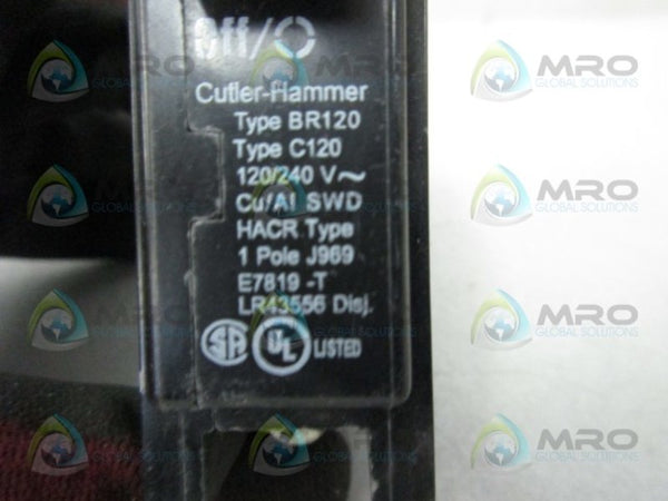 CUTLER HAMMER BR120 CIRCUIT BREAKER 20A  UNMP