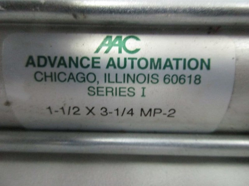 ADVANCE AUTOMATION 1-1/2X3-1/4 MP-2 PNEUMATIC AIR CYLINDER  UNMP