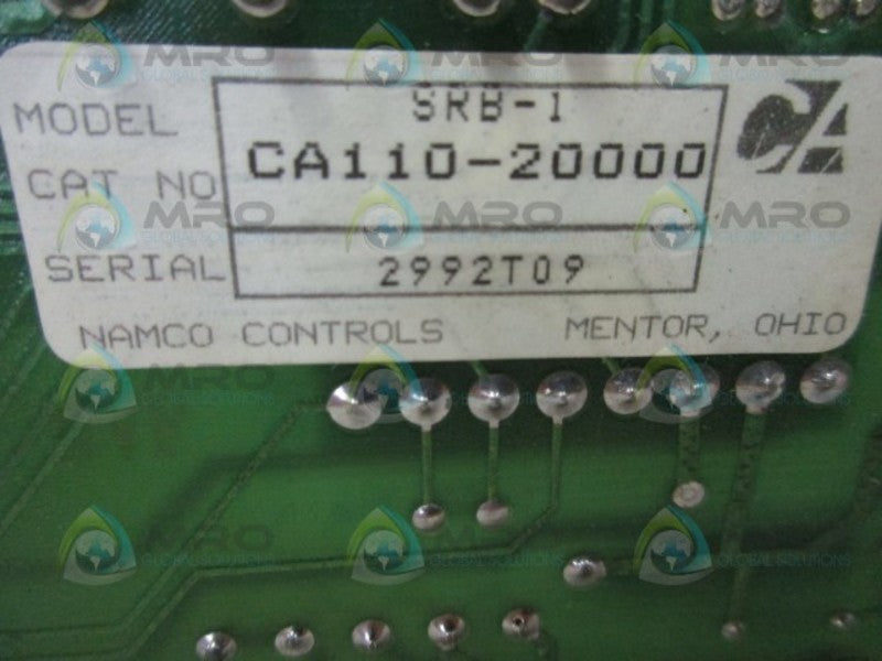 NAMCO CA110-20000 RELAY BOARD  UNMP