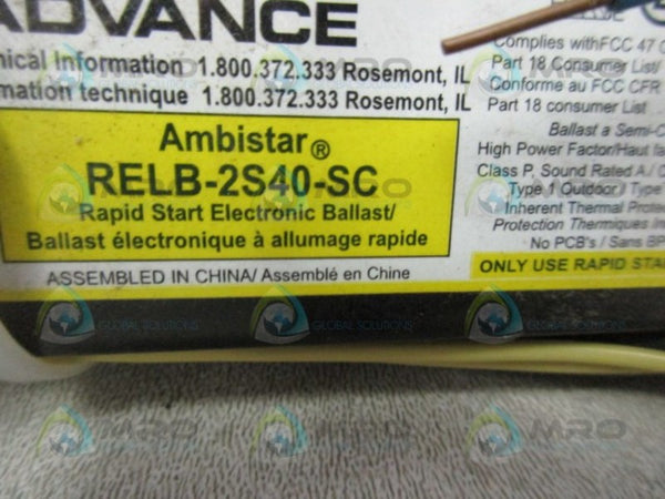 ADVANCE RELB-2S40-SC BALLAST  NSNP