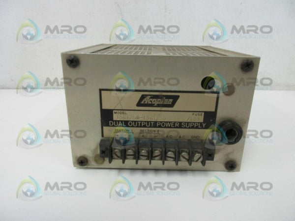 ACOPIAN 15GT25D POWER SUPPLY  UNMP