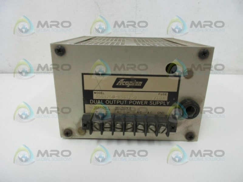 ACOPIAN 15GT25D POWER SUPPLY  UNMP