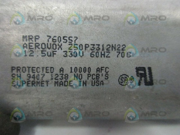 AEROVOX 250P3312N22 CAPACITOR  UNMP